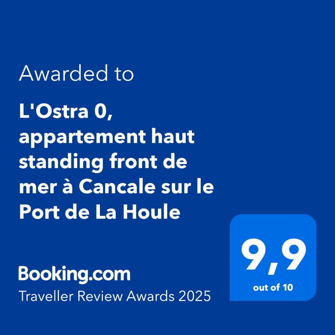 L'Ostra 0, Appartement Haut Standing Front De Mer A Cancale Sur Le Port De La Houle Esterno foto